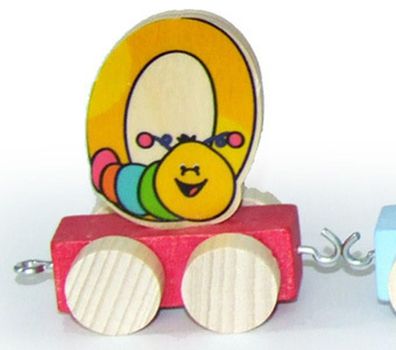 Holzdekoration Zahlenzug Ziffer 0 BxLxH 50x30x70mm NEU Zahl Nummer Ziffer