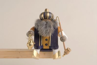 Räuchermann Kantenhocker Melchior BxTxH= 13x12x18cm NEU Rauchen Rauchfigur