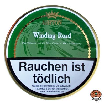 ASHTON Pfeifentabak Winding Road 50g Dose