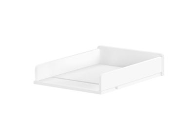 Wickelaufsatz für Vipack Forrest Kommode Wickelregal Buche massiv weiß lackiert