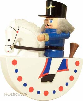 Nussknacker Reiterlein Husar blau BxHxT 12x15x3cm NEU Weihnachten Seiffen Nutcrac