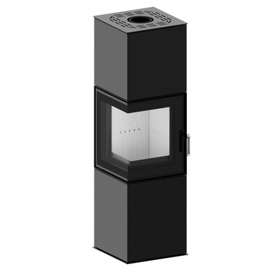 Freistehender Kaminofen GABI 6,5 kW Holzofen mit Sichtscheibe Ecodesign