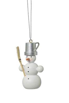 Baumbehang Schneemann mit Besen BxTxH= 4x2,5x7cm NEU Christbaumschmuck