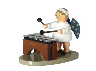 Miniaturfigur Engel am Xylophon BxTxH= 3,5x6,5x5cm NEU Miniatur Instrumente