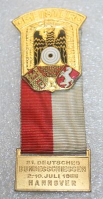 Meisterabzeichen 21. Deutsches Bundesschiessen Hannover 1955