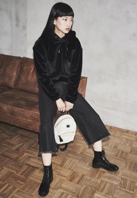 Urban Classics Tasche Sherpa Mini Backpack Offwhite