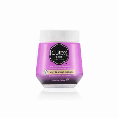 CUTEX SPONGE POLISH Remover twist & scrub 52ml