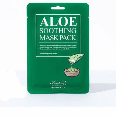 Benton Tuchmaske Aloe Soothing Mask Pack, 1 St