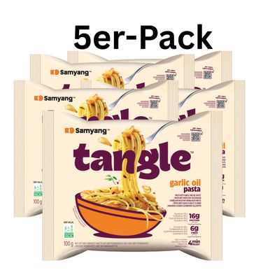 5er-Pack Samyang Tangle Pasta Garlic Oil 100g