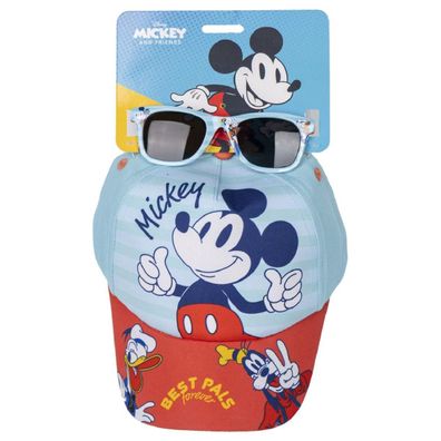 Disney Mickey Mouse Kinder Cap & Sonnenbrille – Stylisches Set für sonnige Tage