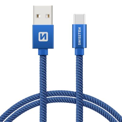 Swissten Textile Universal Quick Charge 3.1 USB-C Daten- und Ladekabel 2 m