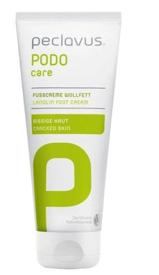 peclavus PODOcare Fußcreme Wollfett, 100 ml