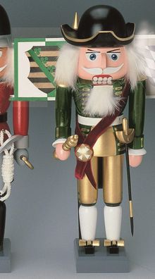 Nußknacker August der Starke kleine BxTxH= 12x8x30cm NEU Weihnachten Seiffen Nut