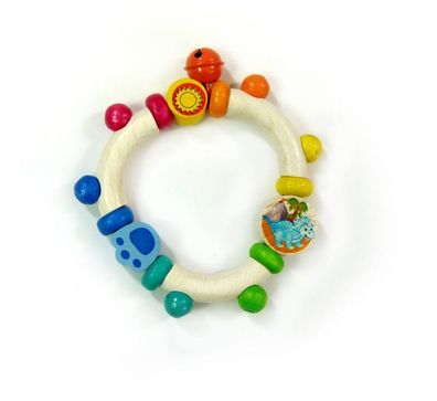 Babyspielzeug Motorikrassel ?8? rosa BxLxH 80x18x165mm NEU Babyrassel Rassel