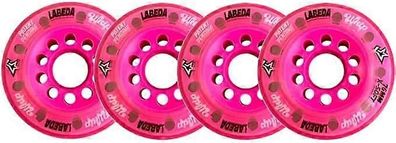 Rollen Labeda Whips Soft 4er Set - Größe: 80mm