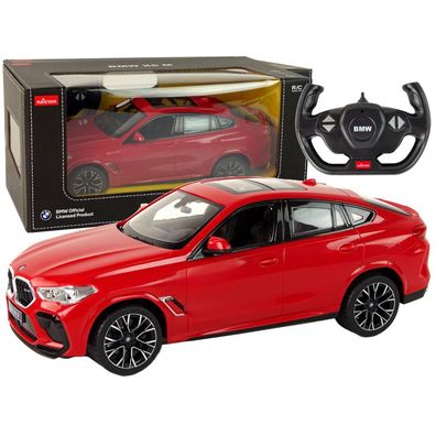 Auto R/C Bmw X6 M 1:14 Rastar Rot