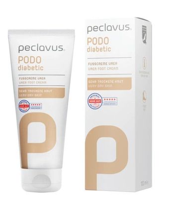 peclavus PODOdiabetic Fußcreme Urea, 100 ml