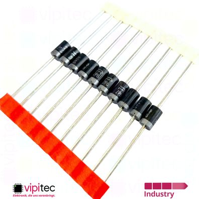 1N5408 Gleichrichterdiode THT DO201AD 1000V 1kV 3A -65..150 °C Rectifier Diode