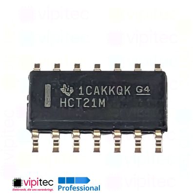 74HCT21 4-Kanal AND, 2-fach | SMD SO-14 5V TTL 125°C