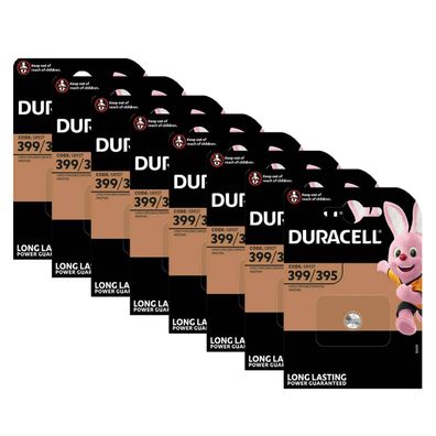 8x Duracell 399 395 Uhrenbatterie 1,55 V SR927 SR57 AG7 LR926 LR927 Knopfzelle