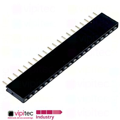 20-polige gerade Buchsenleiste | 2.54mm 1x20 Female Single Pin Socket Header