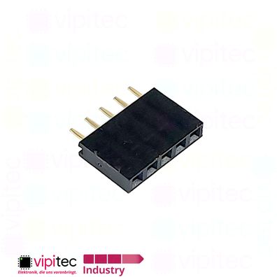 5-polige gerade Buchsenleiste | 2.54mm 1x5 Female Single Pin Socket Header