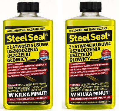 2 x Steel Seal Dichtmittel Zylinderkopfdichtung Kopfdichtung Motordichtmittel 473ml