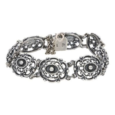 JuwelmaLux Trachten Armband, Echt Silber 925 geschwärzt JL17-03-0043