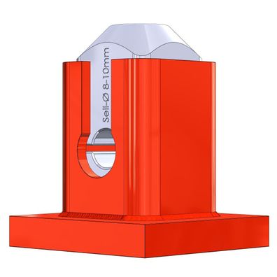 Schlageisen Seilklemmpresse Schlagpresse für Alu Pressklemmen Forst Seil Pressen