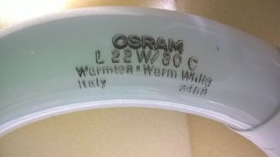 Osram NachFolgeModell für ersetzt OSRAM L 22W/30 C Warmton Warm White Italy RingLampe