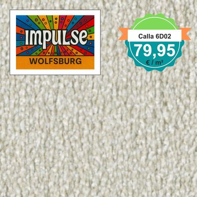 Vorwerk Calla 6D02 Velours Teppichboden 400 breit - m² nur € 79,95