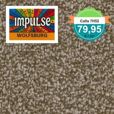 Vorwerk Calla 7H52 Velours Teppichboden 400 breit - m² nur € 79,95