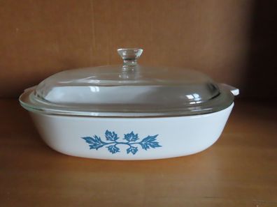 Auflaufform Mikrowellengeschirr mit Deckel viereckig Pyroform Pf-11-B