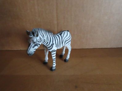 Figur Zebra steht Handbemalt Bully 6,3 cm H