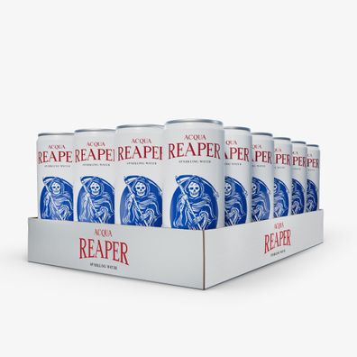 Acqua Reaper Sparkling Water – 24er Pack | Alpenwasser mit Kohlensäure | 24 × 3