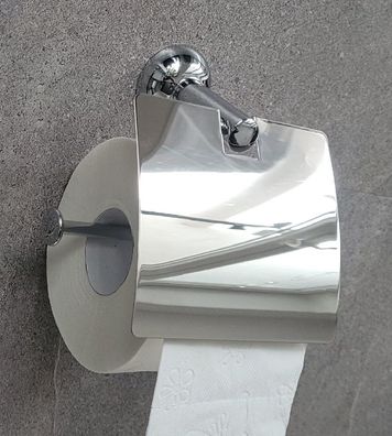Campagne Chrome Papierhalter mit Deckel (10.13010) Metall verchromt