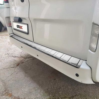 Ladekantenschutz Stoßstangenschutz für Opel Vivaro 2014-2019 Edelstahl Silber