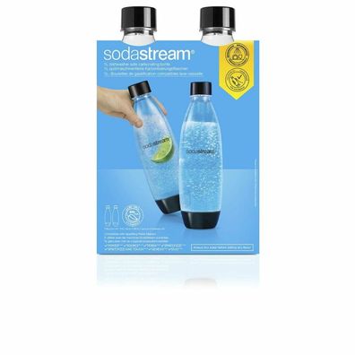 SodaStream SodaStream PET Bottle DuoPack Fuse (2 Bottles, 1L, black) (1741260410)