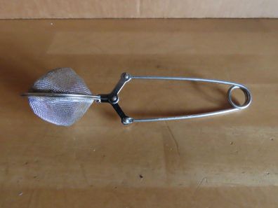 Gewürzzange Teezange sehr feinen Sieb Metall ca.4,5 cm Ø Fackelmann