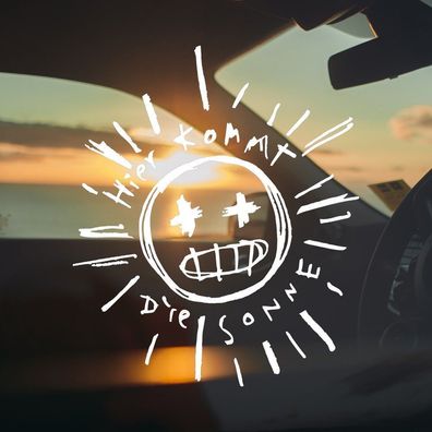 Auto Aufkleber "Hier kommt die Sonne" Rammstein Lindemann Sticker #0335