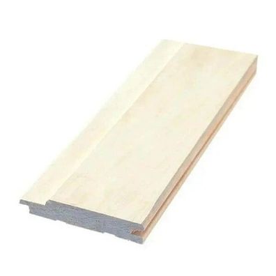 Profilholz Espe Sauna-Verkleidungsholz Nut Feder Softline 15 x 90mm, Längen: 1 - 1,1m