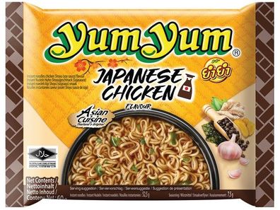 YumYum Instantnudeln Japanese Chicken Shoyu 60g