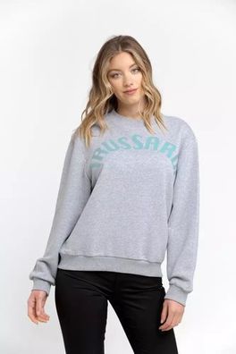 Trussardi Gray Cotton Women Sweatshirt
