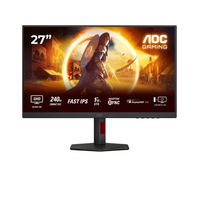 AOC Gaming Q27G4ZR - 27 Zoll Quad HD Monitor, 240 Hz, 1 ms, G-Sync comp., HDR400 (256
