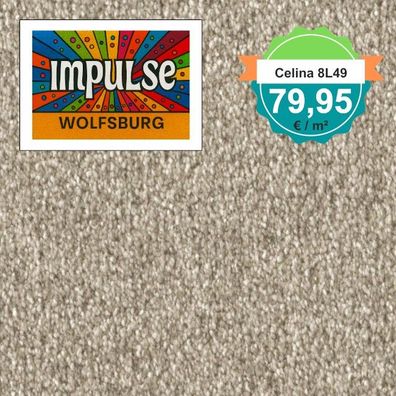 Vorwerk Celina 8L49 Velours Teppichboden 4 m breit nur € 79,95/m²