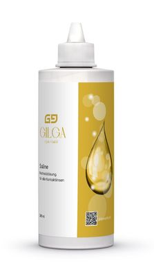 Saline Kochsalzlösung GilGa Optik für Kontaktlinsen 360 & 100ml- hygienische Spülung