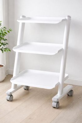 Instrumentenwagen Zahnarzt mit Steckdosenleiste - 3-stöckiger Rollwagen medizinisch,