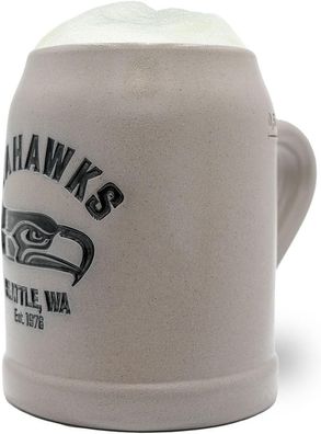 NFL Seattle Seahawks Team Fan-Krug Bierkrug Bavaria Ton 0,5l 4047977875107