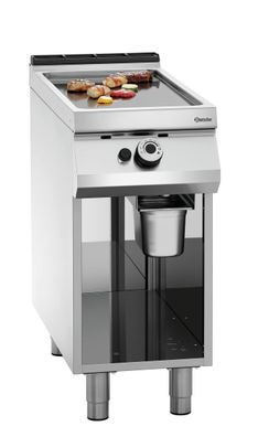 Bartscher Griddleplatte Griddle Bräter Gas glatt OU 400X 900X 900 Imbiss Gastro