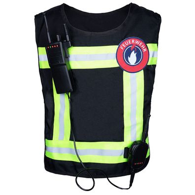 Weste Feuerwehr schwarz Feuerwehrmann